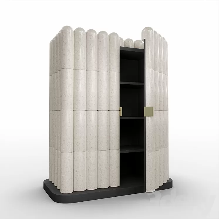 Raky-Yaki Buffet / Sideboard by Emmanuelle Simon 3D Model Raky-Yaki Buffet / Sideboard by Emmanuelle Simon 3D Model