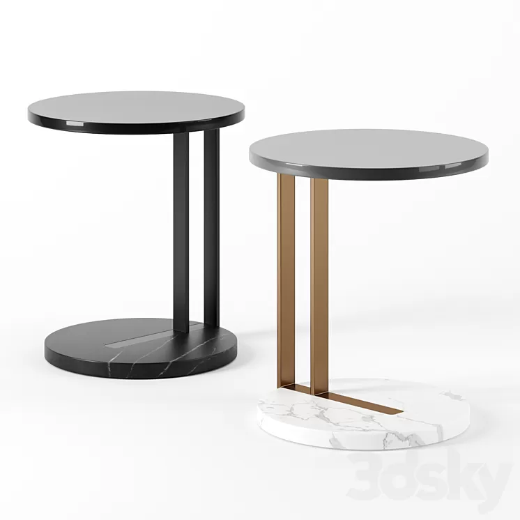 Ralf Tables by Meridiani 3D Model Ralf Tables by Meridiani 3D Model