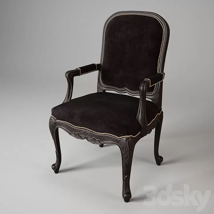 Ralph Lauren 2300-27 Conservatory Garden Armchair 3D Model Ralph Lauren 2300-27 Conservatory Garden Armchair 3D Model