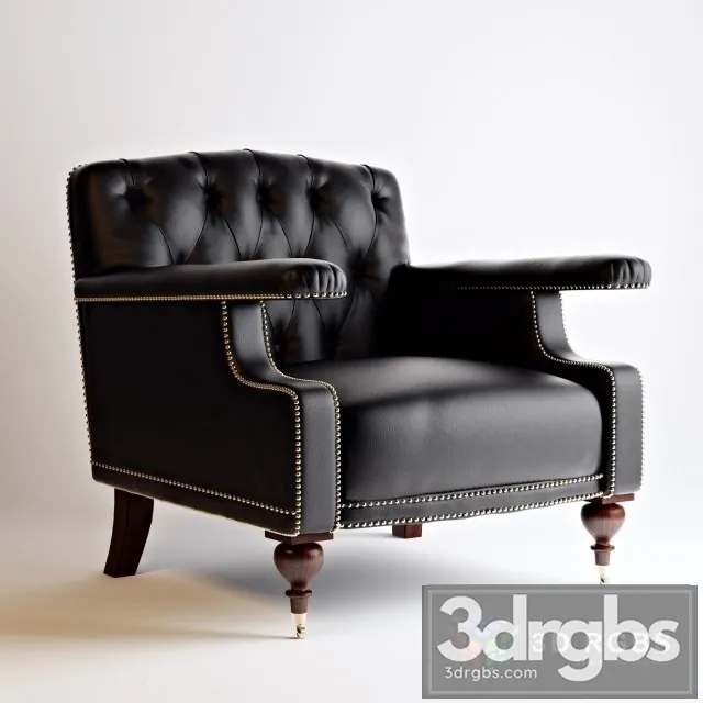 Ralph Lauren Alfred Armchair 3D Model Download