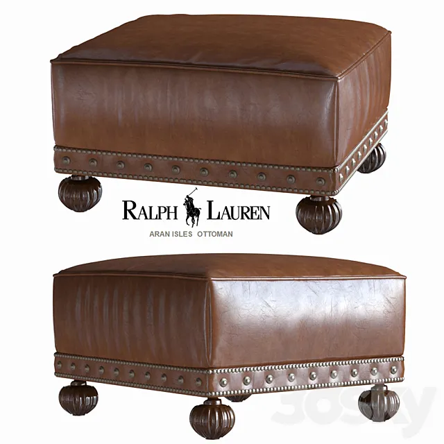 Ralph Lauren ARAN ISLES OTTOMAN 3DModel