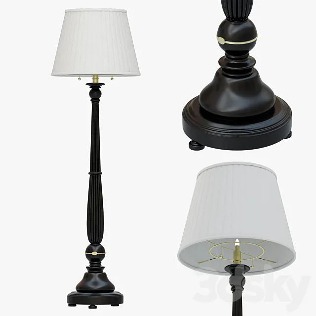 ralph lauren ASTOR FLOOR LAMP 3D Model ralph lauren ASTOR FLOOR LAMP 3D Model