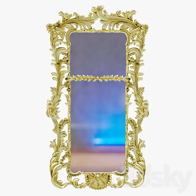 ralph lauren BISHOPSGATE MIRROR 3D Model ralph lauren BISHOPSGATE MIRROR 3D Model