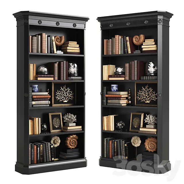 Ralph Lauren BROOK STREET BOOKCASE 7610-49 3D Model