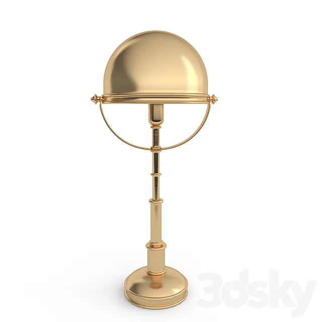 Ralph Lauren Carthage Helmet Head Lamp 3D Model Ralph Lauren Carthage Helmet Head Lamp 3D Model