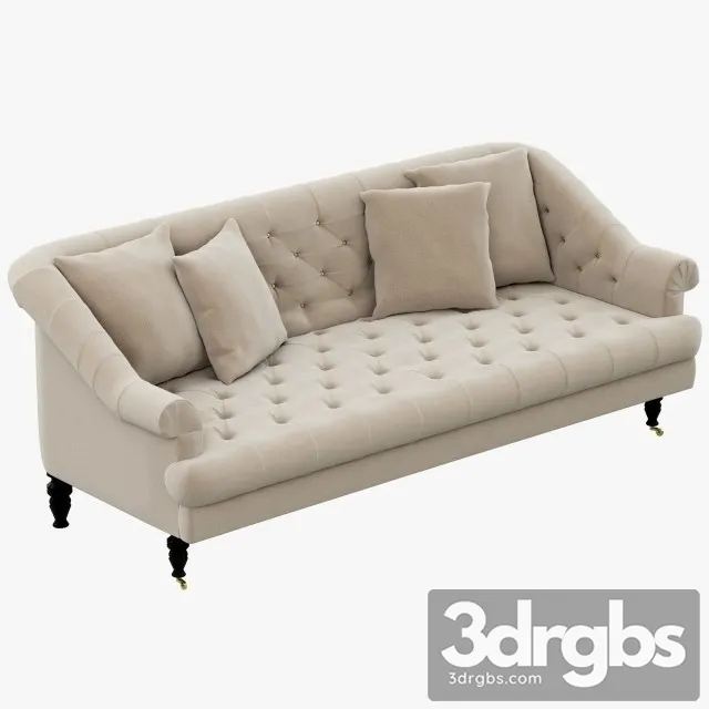 Ralph Lauren Higgins Sofa 3D Model Download