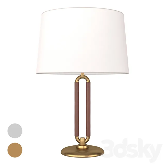Ralph Lauren Home Cody Medium Table Lamp 3D Model Ralph Lauren Home Cody Medium Table Lamp 3D Model