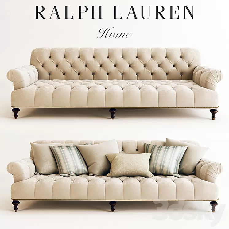 RALPH LAUREN INDIAN COVE LODGE SOFA 3D Model