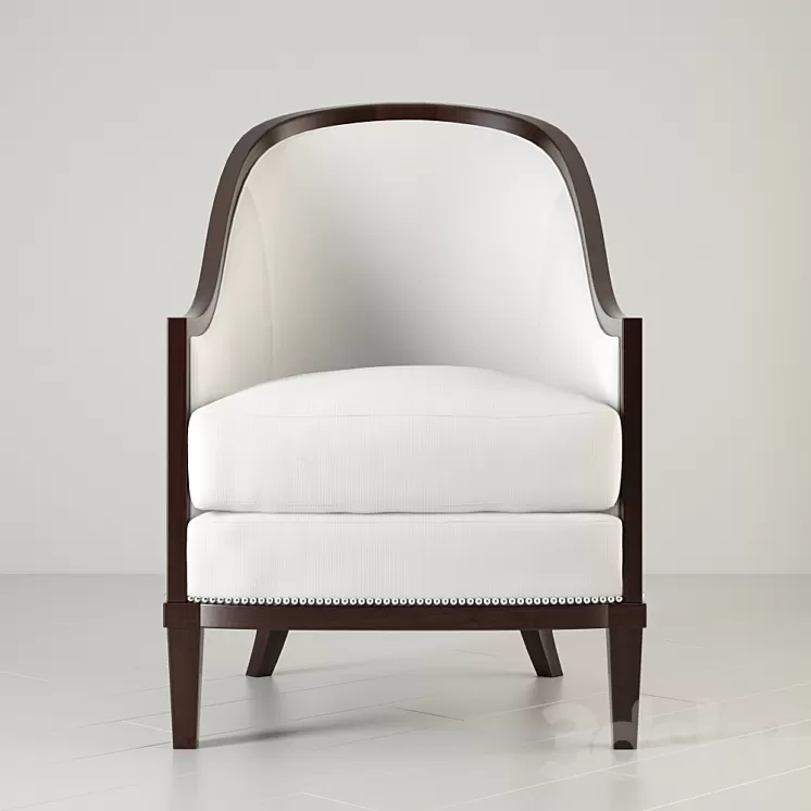 Ralph Lauren Mayfair Bergere Chair 3D Model Ralph Lauren Mayfair Bergere Chair 3D Model