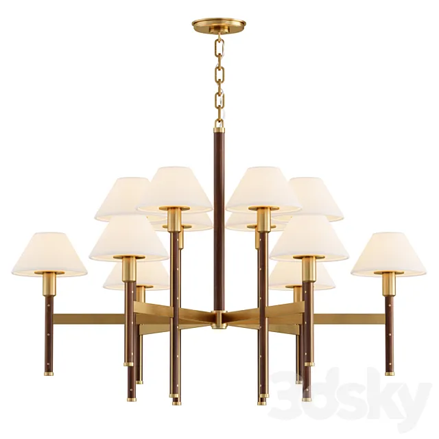 Ralph Lauren – Radford Large 2 Tier Chandelier 3D Model