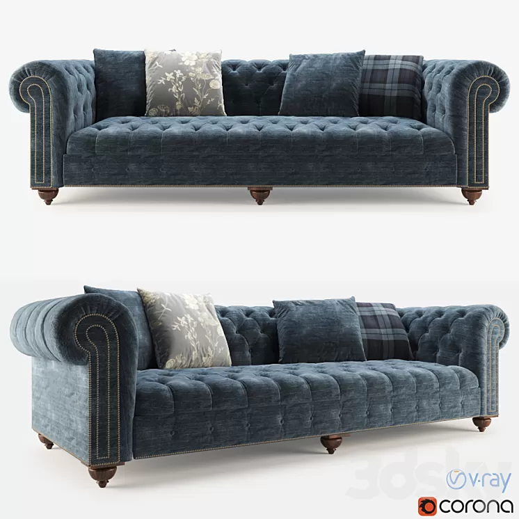 Ralph Lauren Sherwood Sofa 3D Model