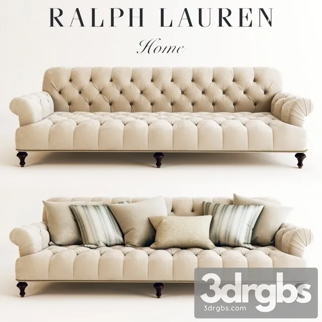Ralph Lauren Sofa 3D Model Download