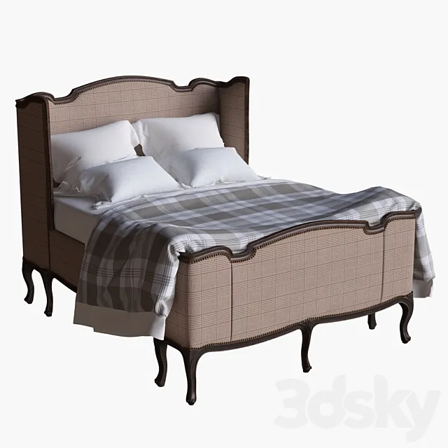 Ralph Lauren THE HEIRESS BED 753-10 Queen Size 3D Model