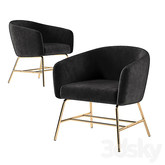 Ramsey Kaza do sofa 3D Model