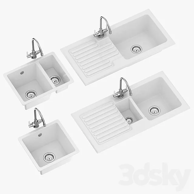 Rangemaster – Ceramic Kitchen Sinks 3D Model