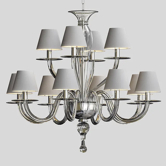 Raphael disc chandelier 3D Model