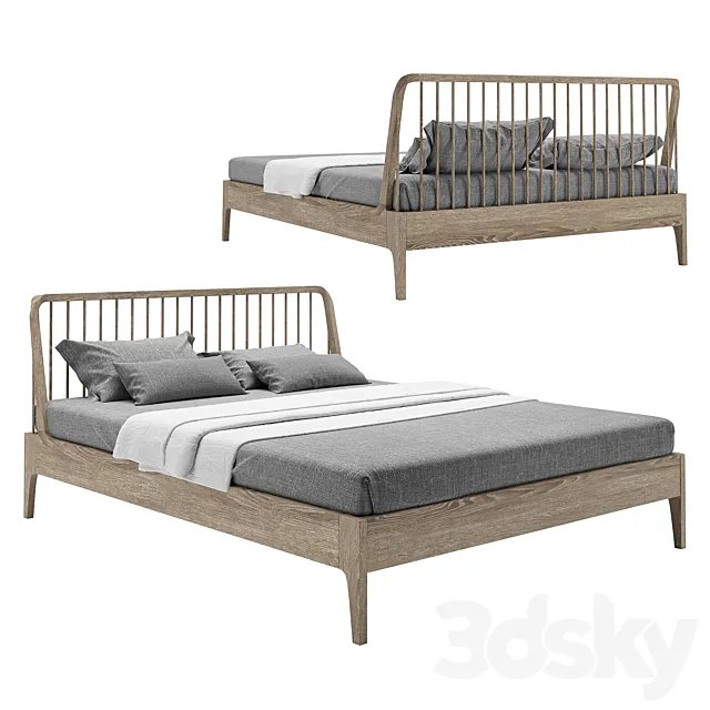 Rattan Bed MB05 3D Model Rattan Bed MB05 3D Model