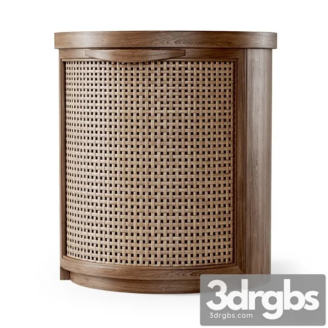 rattan bedside table 3D Model Download rattan bedside table 3D Model Download