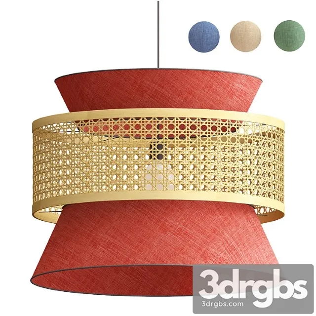 Rattan Dolkie Pendant 3D Model Download