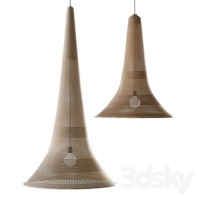 Rattan Lamps 3D Model