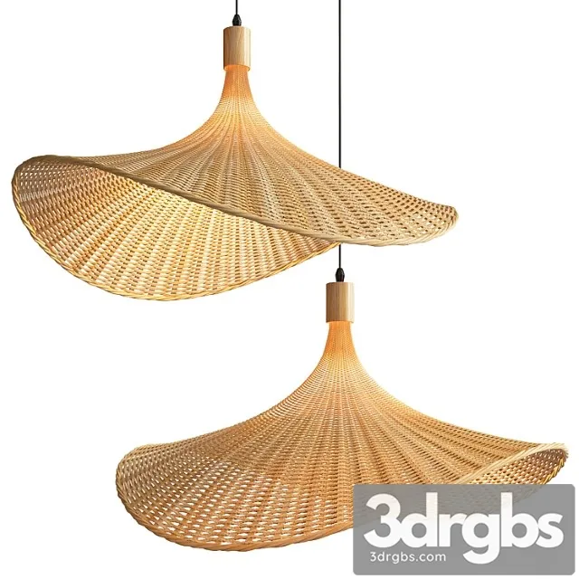 Rattan Lamps 3D Model Download