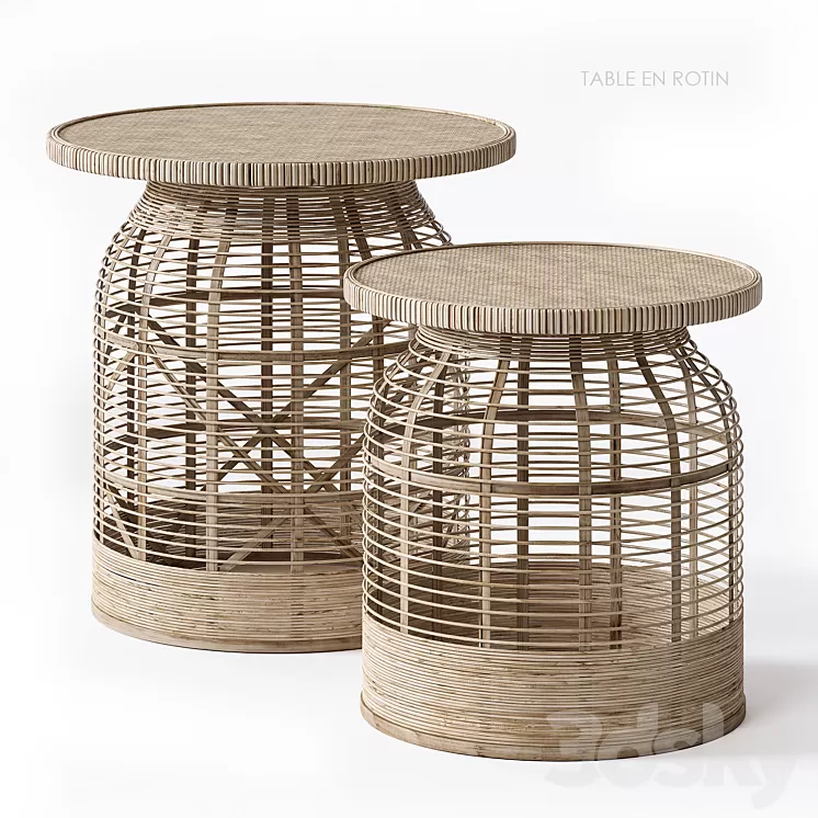 Rattan side table Madam Stoltz 3D Model Free Download Rattan side table Madam Stoltz 3D Model Free Download