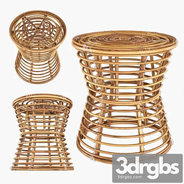 rattan stool
