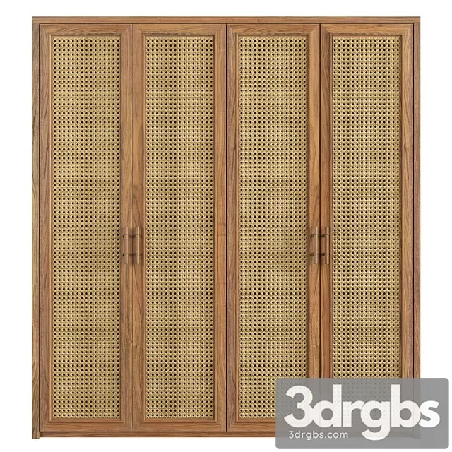 Rattan wardrobe Rattan wardrobe