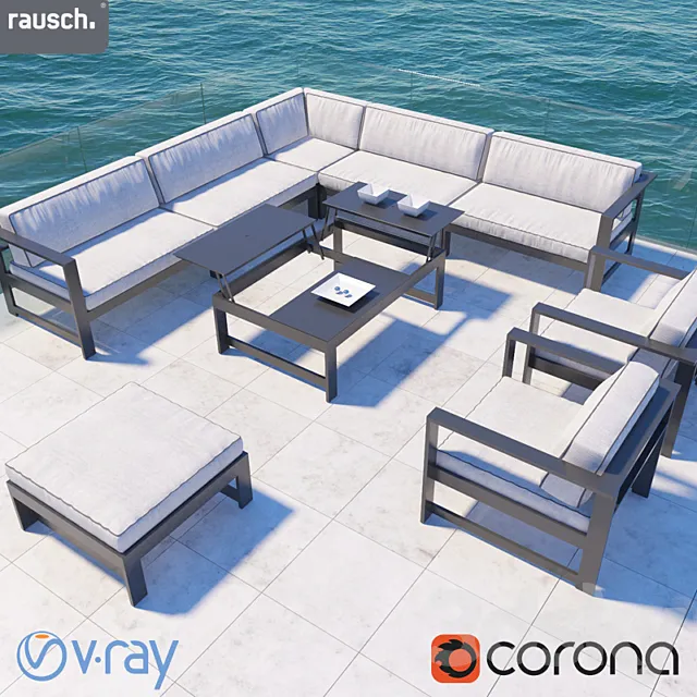 Rausch: Summer Lounge 3D Model