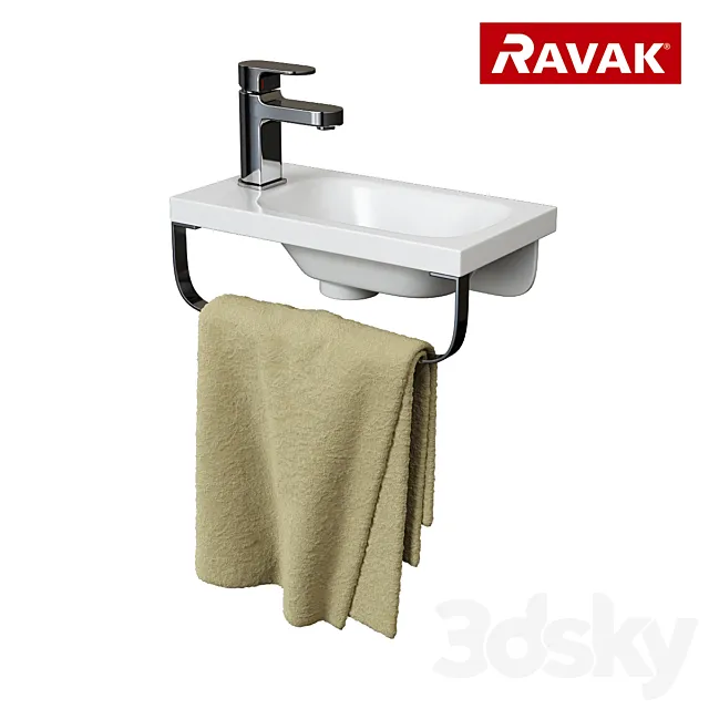 Ravak _ Chrome 400 3DModel Ravak _ Chrome 400 3DModel