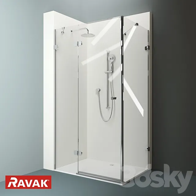 Ravak brilliant BSDPS 3DModel Ravak brilliant BSDPS 3DModel