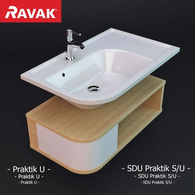 Ravak Praktik U 3D Model Ravak Praktik U 3D Model