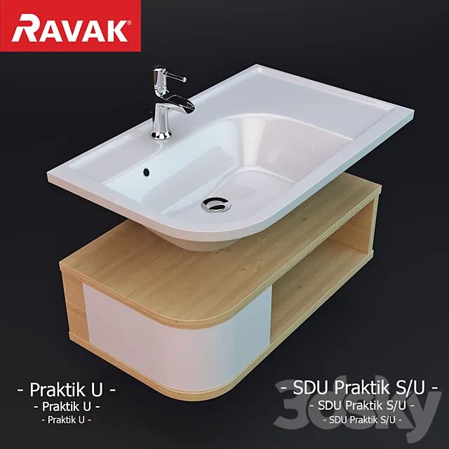 Ravak Praktik U 3D Model Ravak Praktik U 3D Model