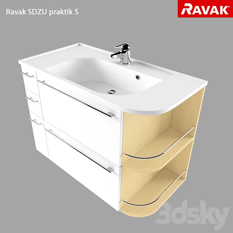 Ravak SDZU praktik S 3D Model