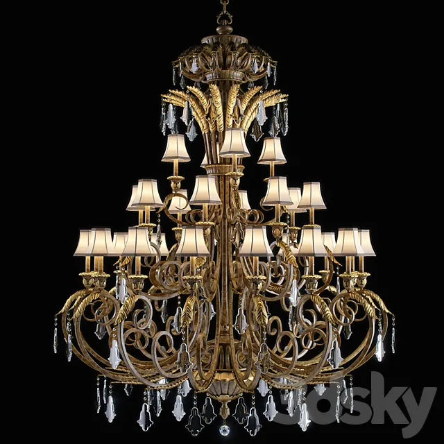 ravenna chandelier 3D Model ravenna chandelier 3D Model