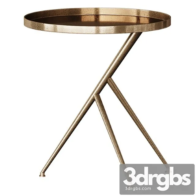 Raw Brass Cecilia Accent Table Coffee 3D Model Download Raw Brass Cecilia Accent Table Coffee 3D Model Download