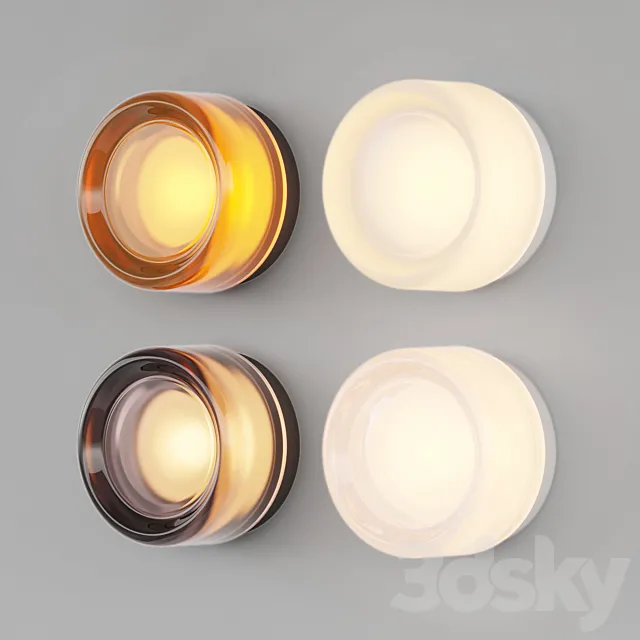 RBW Dimple Sconce _ Ceiling Flush Mount 3DModel RBW Dimple Sconce _ Ceiling Flush Mount 3DModel