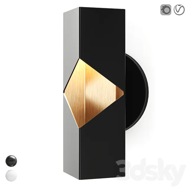 RBW Notch sconce 3DModel RBW Notch sconce 3DModel