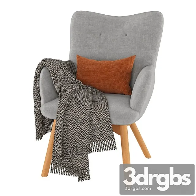 Rdvdeco Arm Chair 3D Model Download