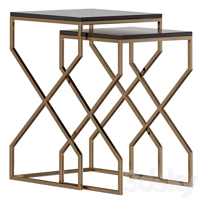 Reagan Nesting End Tables 3DModel Reagan Nesting End Tables 3DModel