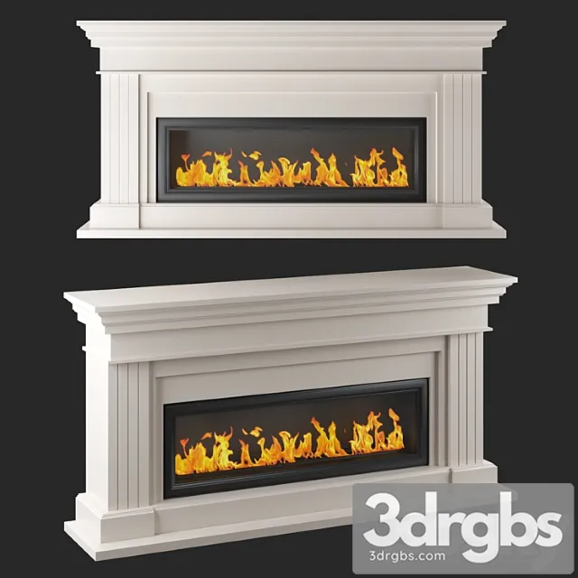 Realflame Ontario 42 Fireplace 3D Model Download