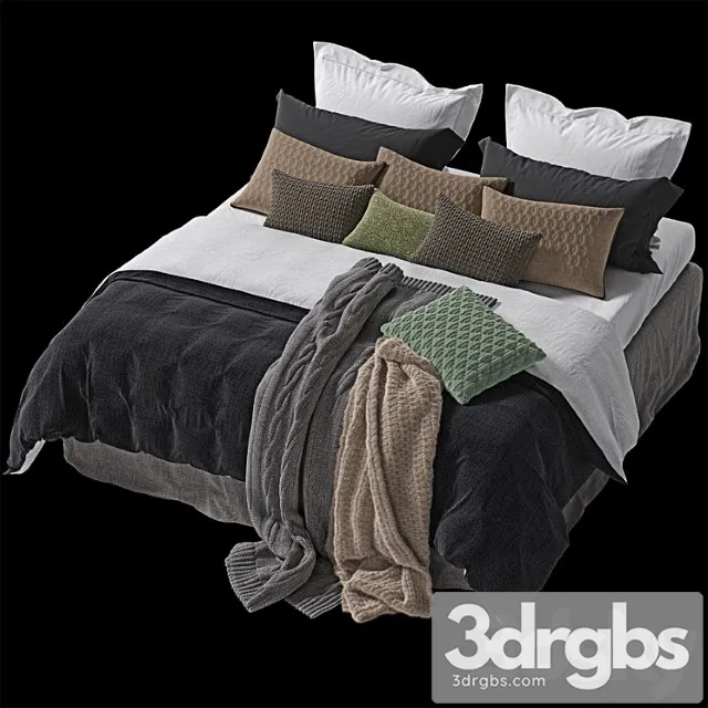 Realistic bed 2 3D Model Download Realistic bed 2 3D Model Download