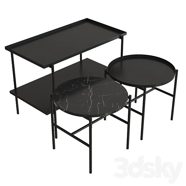 Rebar side table 3DModel