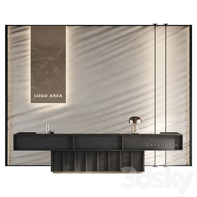 Reception area 3D Model Reception area 3D Model