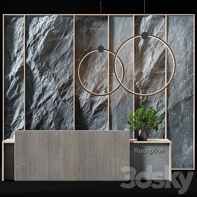 Reception desk 12 3D Model