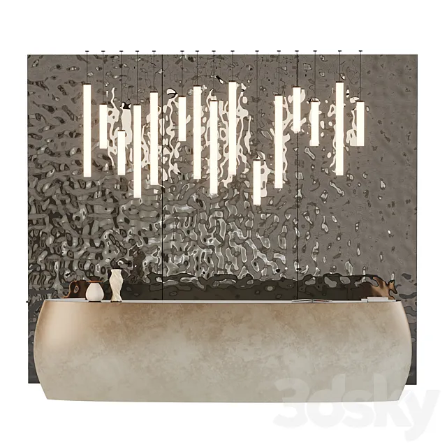 Reception desk 2 3D Model