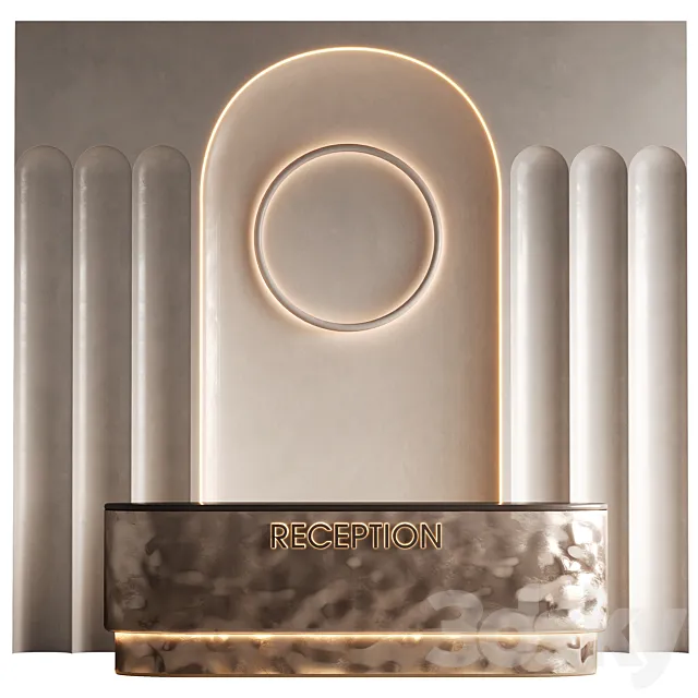 Reception desk 3D Model