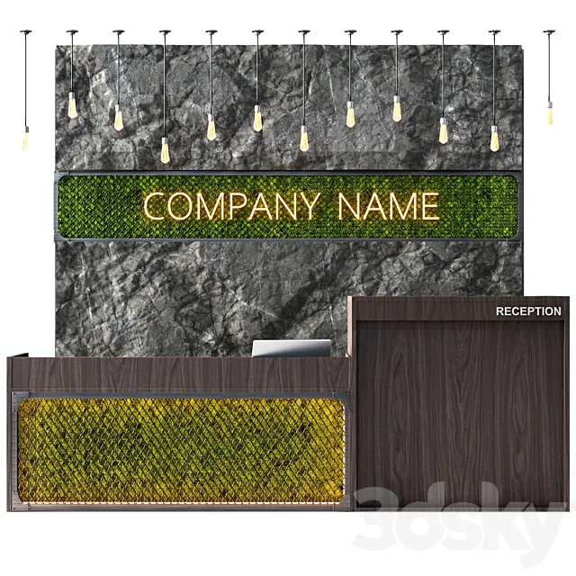 Reception desk 4 3D Model