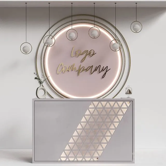 Reception Desk 7 3D Model