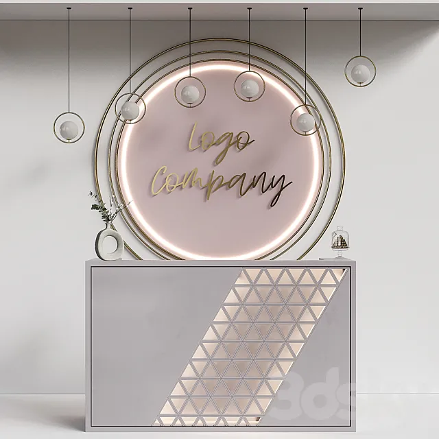 Reception Desk 7 3D Model Reception Desk 7 3D Model